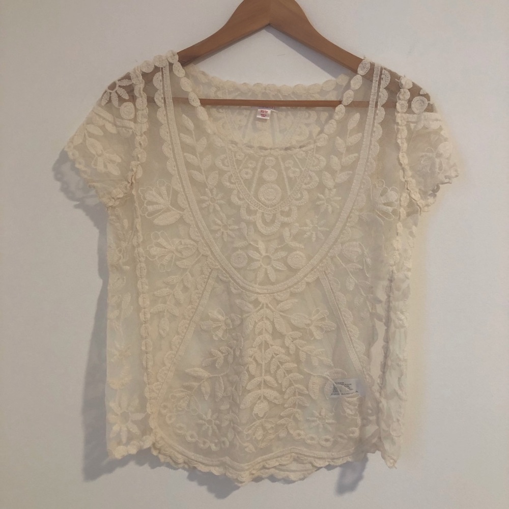 Sheer Lace Top